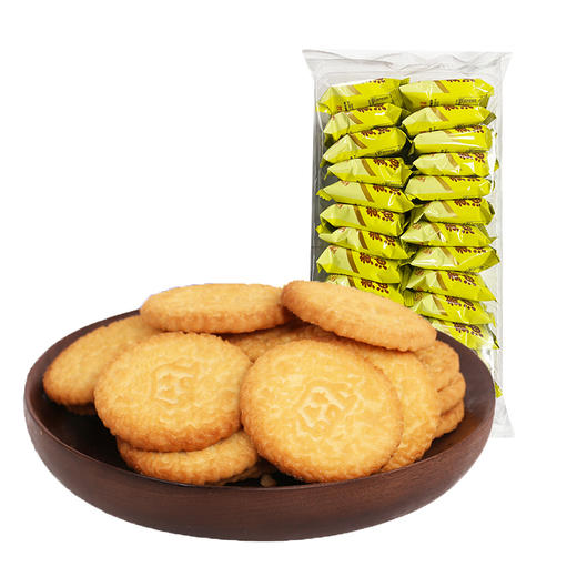 黄油牛奶饼干 奶香原味 零食办公室下午茶 500gx4 商品图0