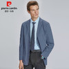 【三防处理 四面高弹】皮尔卡丹 泡泡纱竖纹提花针织西服 商品缩略图3