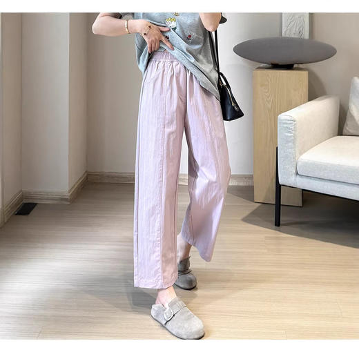 【春日蓝调】小个子纸片奶奶裤！2026精修显瘦九分裤速干肌理感春夏休闲裤！ 商品图2