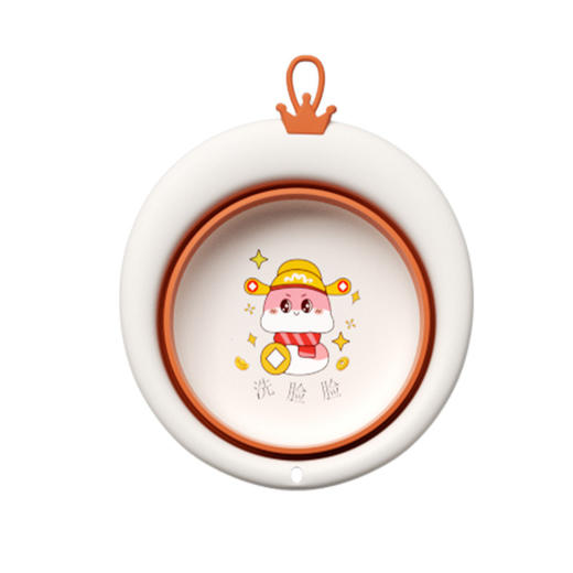 【3000ml大容量、加厚耐摔盆体】可折叠脸盆儿童便携式折叠盆家用卡通婴儿宝宝塑料盆子母婴用品.TA 商品图3