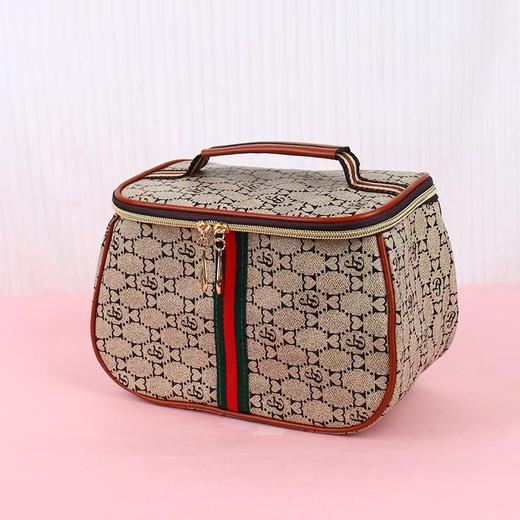 【大容量！分区收纳】pu化妆包便携防水透明大容量外出旅游收纳包手提洗漱包tagi化妆包。xb 商品图2