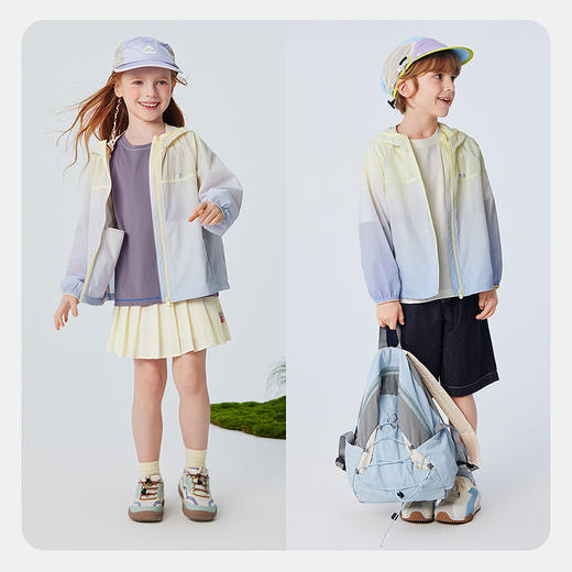 [小海风]迷你巴拉巴拉男女童亲子防晒衣宝宝渐变凉感外套UPF50+ 商品图3