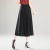 「自」全新升级【铂金会员146/天猫199/差价53】(21411)洛诗琳时尚简约亮丝半身裙女2026夏季新款版高腰通勤A字裙 商品缩略图3