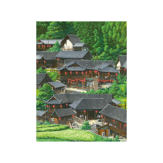 1008片 平面塑料拼图 U1230 大叔在画室 墨彩山居【Showpiece L 】 商品图0