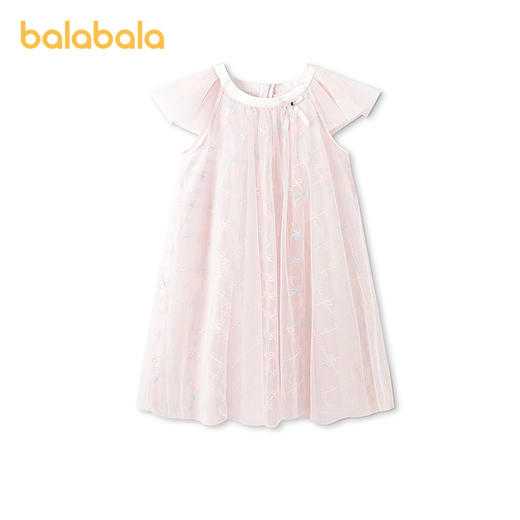 【商场同款】巴拉巴拉女童裙子儿童连衣裙2026新款夏装网纱裙公主 商品图1