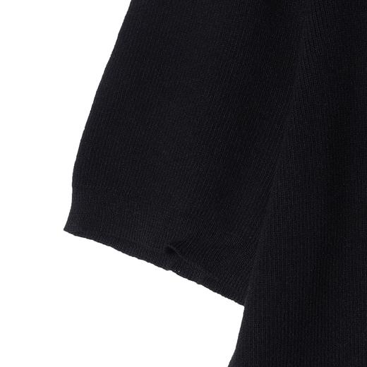 SDSA男装2026新款轻奢基础款老钱风纯色半拉链圆领短袖T恤百搭潮 商品图2