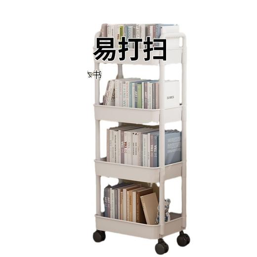 【大容量多层储物、万向轮移动灵活】小推车置物架厨房落地多层零食收纳架浴室卫生间可移动储物架.TA 商品图3