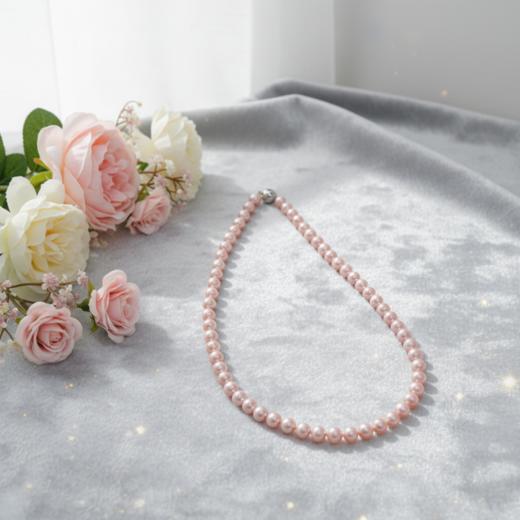 香芋紫极光 7-8mm正圆无瑕淡水珍珠项链 温柔高级 礼物首选 [发：6] 商品图4