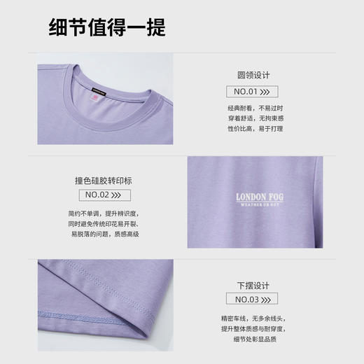 【直发】LONDONFOG女短袖棉T-DLSKTW26A302 商品图2
