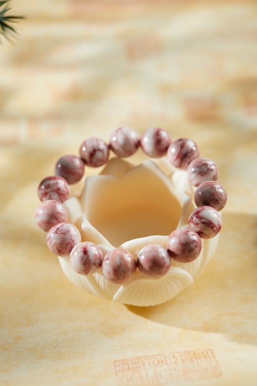 一周发货【朱砂手串】朱砂手串两款可选：原矿｜晶体砂红艳款  收藏级 均带证书 3个手围男女可戴 商品图4