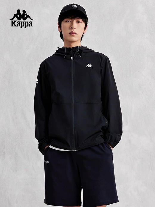 MJ｜kappa卡帕背靠背春秋男士运动外套男薄款2026新款休闲男款防晒衣 商品图0