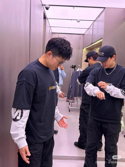 F040922夏季新款户外时尚休闲宽松日常通勤复古长袖圆领T恤 商品图10