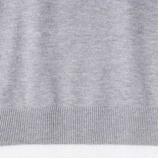 SDSA男装2026新款轻奢基础款撞色设计针织圆领短袖T恤百搭休闲 商品图3