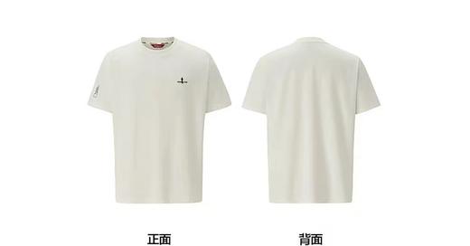 F040901春夏季新款男士亲肤柔软舒适防晒简约百搭短袖圆领上衣T恤 商品图7