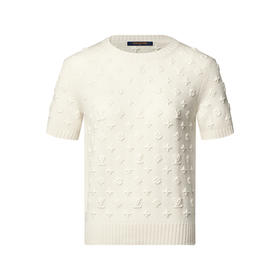 L-S 老花刺绣羊绒短袖