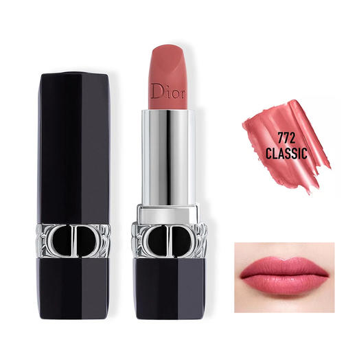 迪奥烈艳蓝金唇膏口红3.5g 丝绒772 商品图0