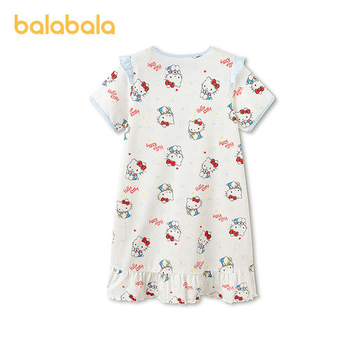 【三丽鸥IP商场同款】巴拉巴拉女童睡裙夏新款儿童家居裙子空调服 商品图2