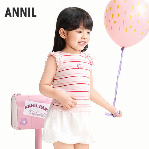 【实体店同款】女童无袖背心夏季新款安奈儿童装XG622217 商品图2