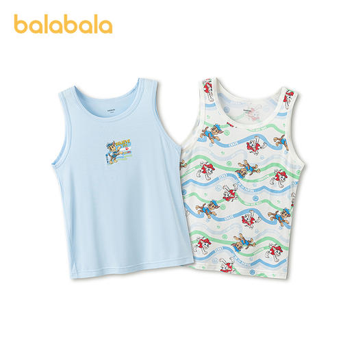 【汪汪队IP商场同款】巴拉巴拉宝宝背心夏新款儿童无袖男童两件装 商品图4