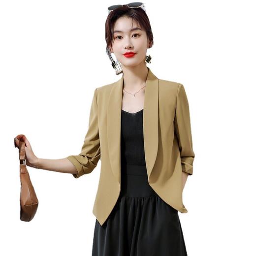 「自」全新升级【铂金会员146/天猫199/差价53】(10651)洛诗琳气质通勤小西装女2026夏季新款百搭休闲小西服外套 商品图4