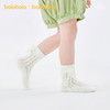 巴拉巴拉宝宝袜子夏季网眼袜透气薄婴幼儿中筒袜女童甜美两双装 商品缩略图2