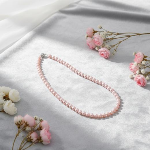 香芋紫极光 7-8mm正圆无瑕淡水珍珠项链 温柔高级 礼物首选 [发：6] 商品图2