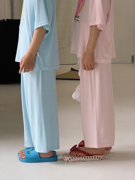 【喜林贝尔】冰淇淋色系天丝莫代尔家居服儿童套装 80-170码 居家/外出两穿??A类婴幼儿品质标准 商品图9