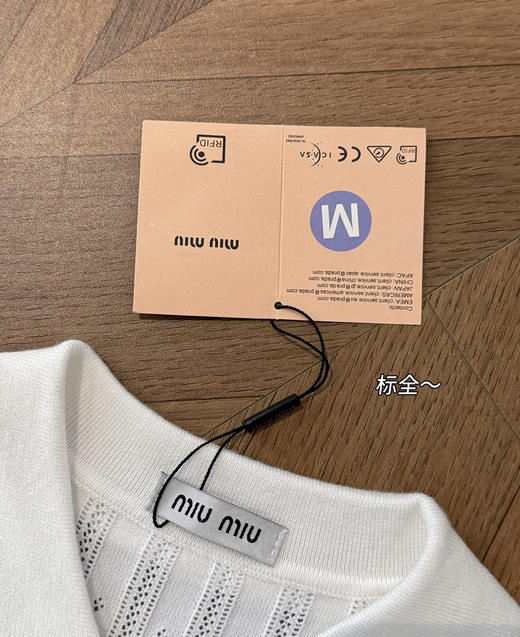 miu风同款花瓣领小开衫外套 商品图8