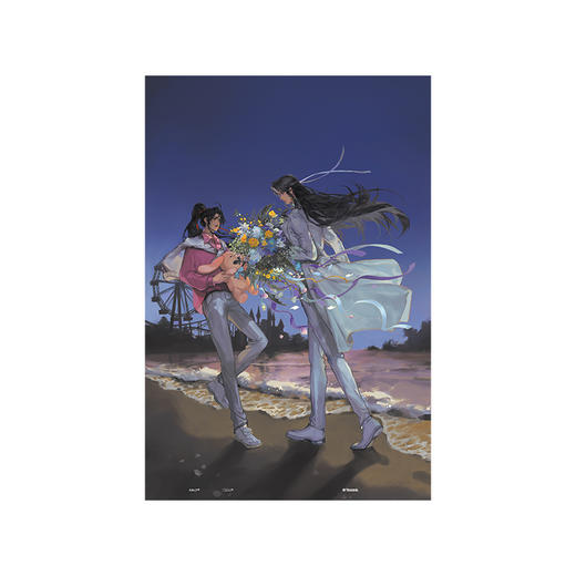 126片 灯光画拼图【M】UB1009 魔道祖师动画 乐园海滨，焰火之约 商品图0