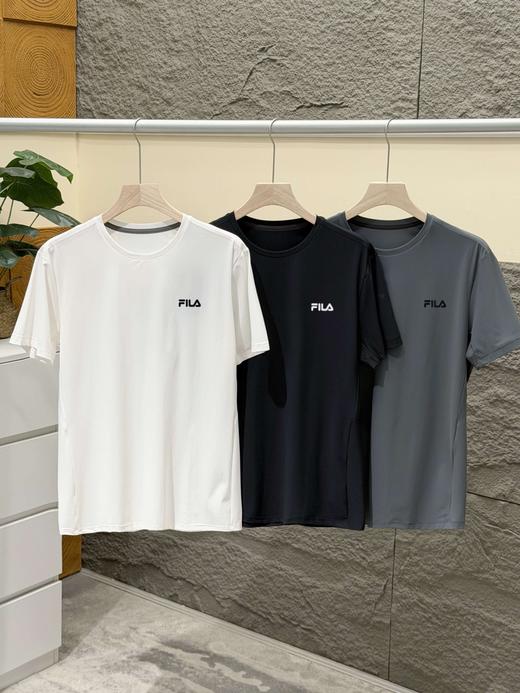 原单，斐乐压胶短袖，背部拼接透风清爽 商品图1