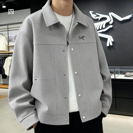 F040918春秋季新款户外运动轻量化防风防水透气软壳夹克长袖外套 商品图7