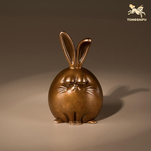 铜师傅《傲娇十二生肖》桌面创意生肖吉祥物紫铜摆件 家居装饰品 商品图4