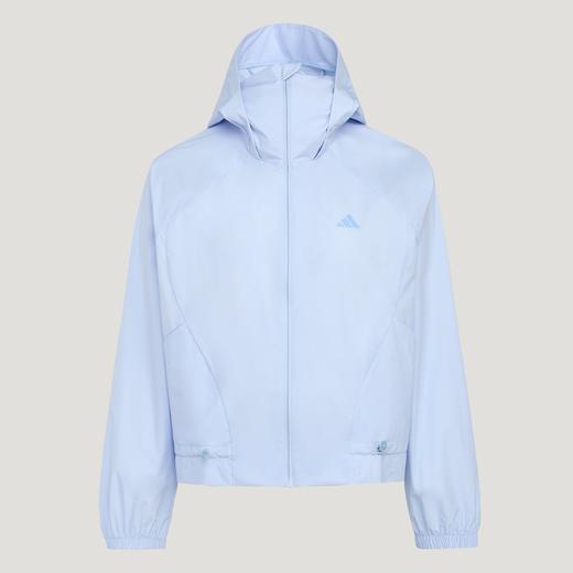 Adidas阿迪达斯SOFT LUX LIGHTWEIGHT JACKET 邵雨琪同款 轻柔雅 防晒UPF50+凉感梭织连帽夹克薄外套KH2711 商品图7