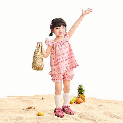 【实体店同款】女童套装夏季新款安奈儿童装XG622211 商品图3