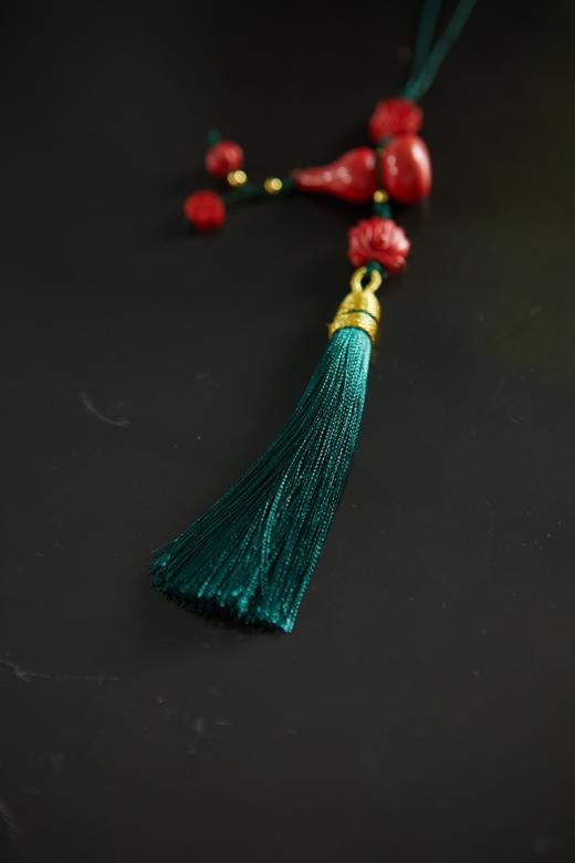 一周发货【朱砂手机挂链】希望与姐妹们的友谊可以长长久久，可以挂手机上，葫芦下面的小挂坠绳子容易松散，收到要手动系紧以免掉落 商品图8