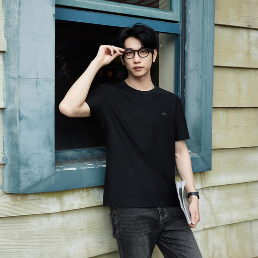 【新品上新】HX 夏季圆领短袖T恤S102622704101/02/03 商品图3