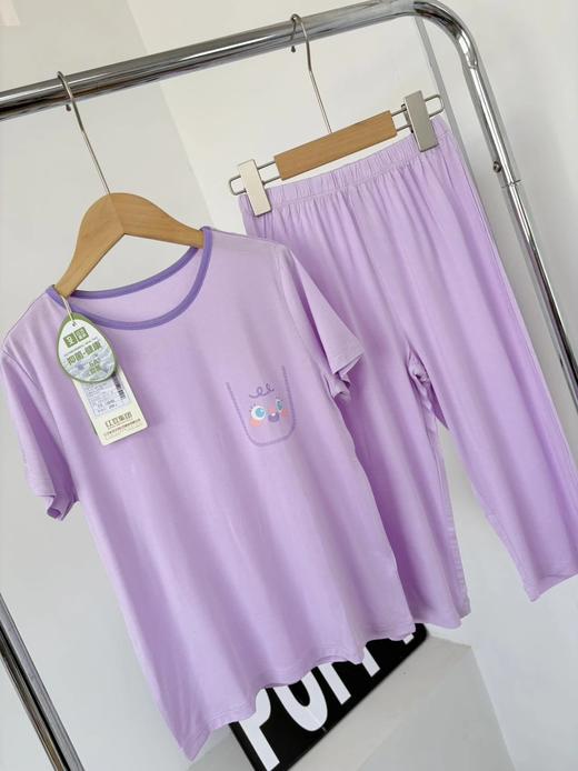紧急清‼️‼️无补不退换！儿童家居服套装（短袖+7分裤）  26Y04041- 商品图4