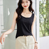 吊带背心女薄款大码2025新款无袖内搭打底衫黑色时尚胖mm上衣外穿 商品缩略图3
