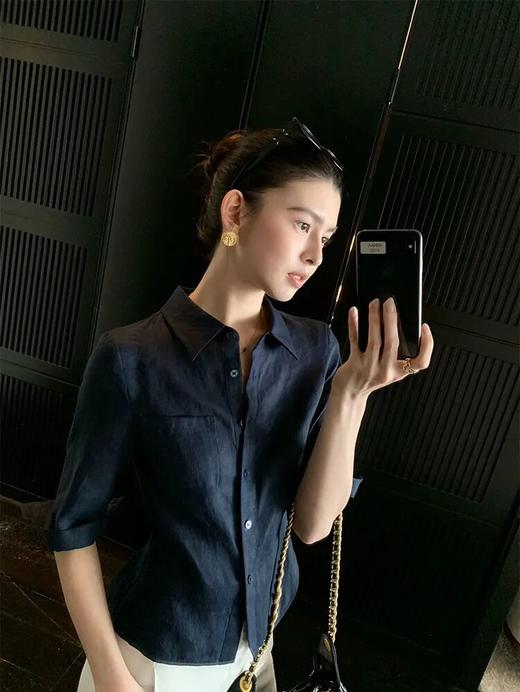 亚麻莱赛尔瘦腰衬衫 | 显瘦，承包你整个春夏的高级感 商品图1