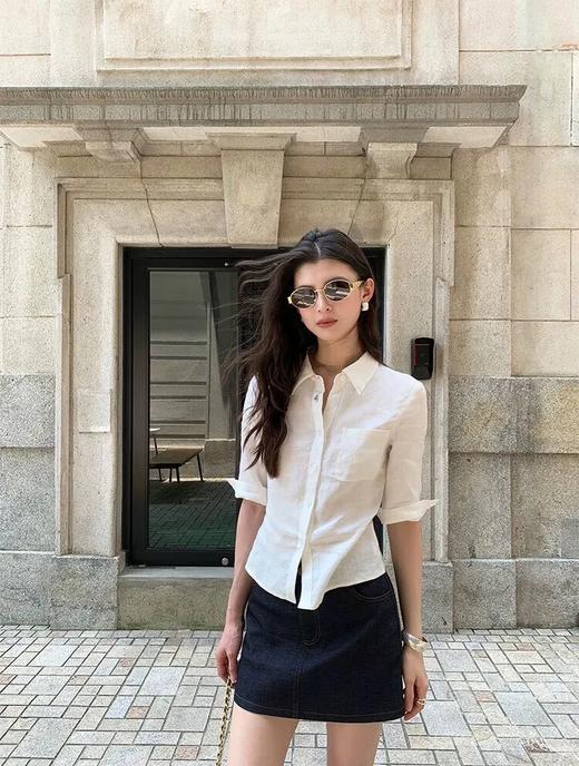 亚麻莱赛尔瘦腰衬衫 | 显瘦，承包你整个春夏的高级感 商品图5