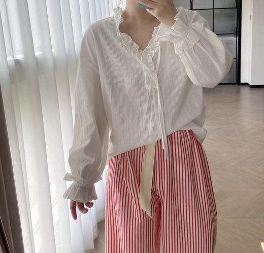 直发 垂顺又抗皱， 韩里韩气，夏日小宅居家裤，遛弯裤 商品图4