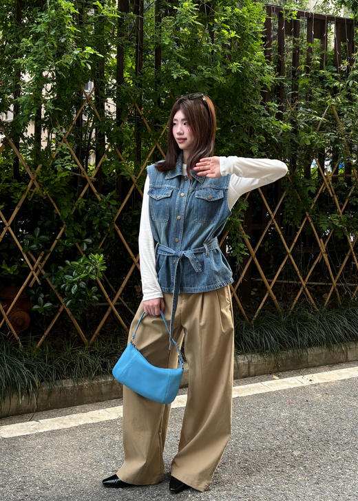 【门店同款】ENJOY夏季领子刺绣收腰马夹 171345441 商品图3