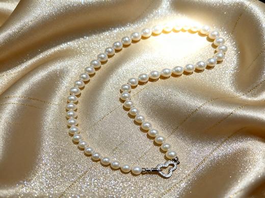 海水AK级 8mm正圆珍珠项链 经典通勤 百搭不挑人 [发：4] 商品图0