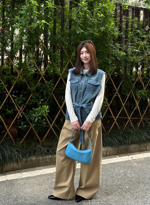 【门店同款】ENJOY夏季领子刺绣收腰马夹 171345441 商品图0