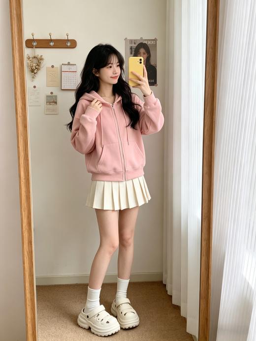 直发 代工厂，星期六去标 女士厚底洞洞凉鞋 商品图5