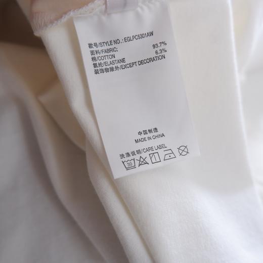 直发 柜价800+唐嫣同款EP 植绒字母刺绣小马短袖T恤 商品图5