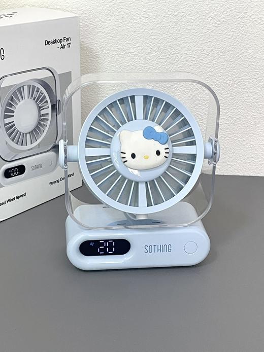 【向物桌面风扇-Air17】🌟桌面净化扇！鼻炎党大风怼脸吹都舒服！！ ✨过滤粉尘，净风不呛鼻 ✨6m/s大风力，燥热秒消散 ✨无孔壁挂🧩 厨房厕所可救急  商品图3