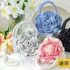 苏苏姐家玫瑰手拎包手工diy编织包包钩针烁光毛线团材料包打发时间 商品缩略图0