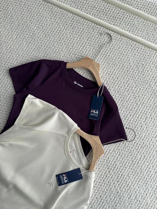 F041060春季休闲日常百搭透气圆领T恤女子针织短袖衫 商品图1