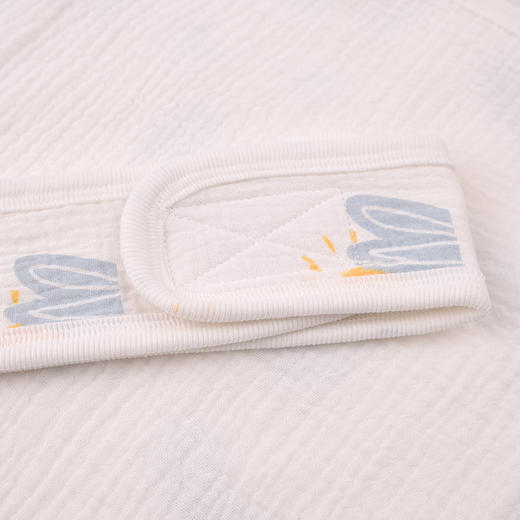 棉果果夏季新品新生儿防蚊5A抗菌双层纱布抱被M205550200139 商品图2